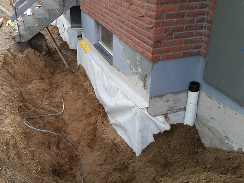 Schaktning for husgrund Vallentuna Ormsta