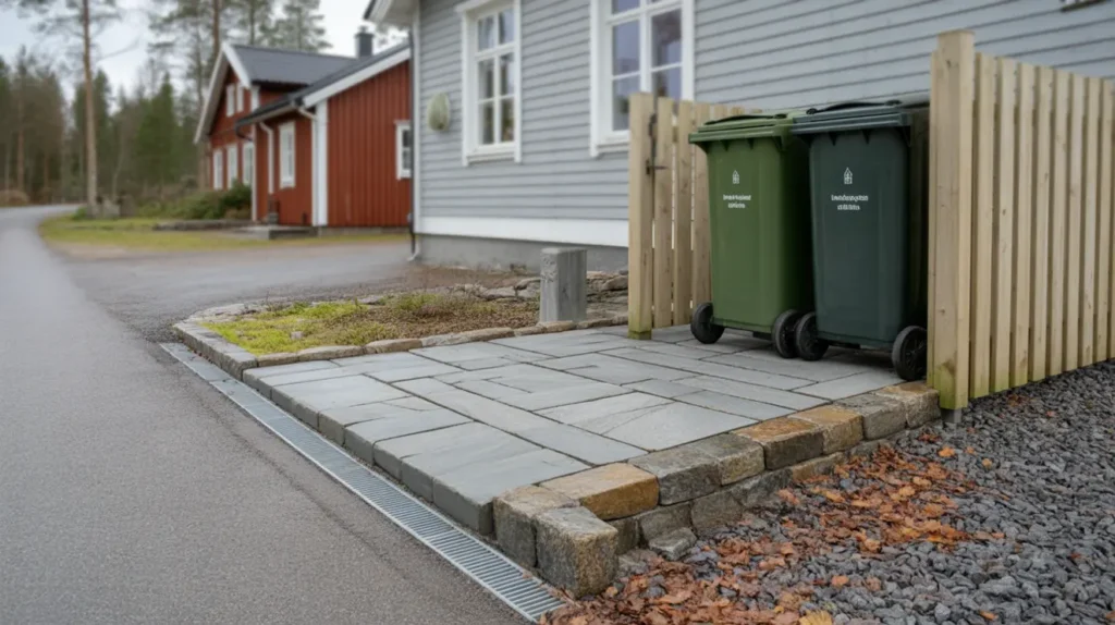 plats f r sopk rl med stenl ggning i bollstan s v sby