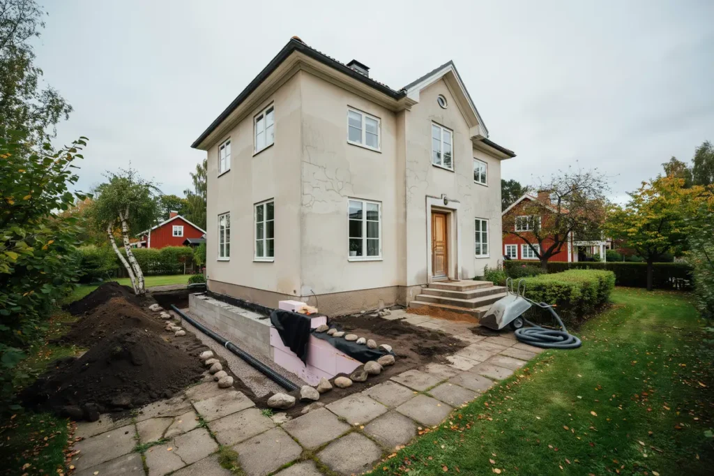 dr nera och isolera husgrund och k llare s skyddar du huset mot fukt kyla och dyra skador